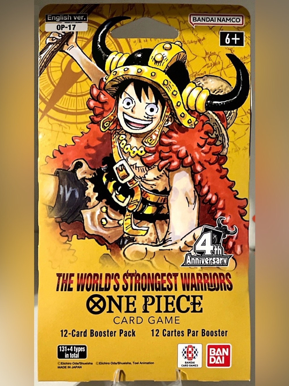 One Piece TCG: The World’s Strongest Warriors OP17 - 1 TCG Booster Pack